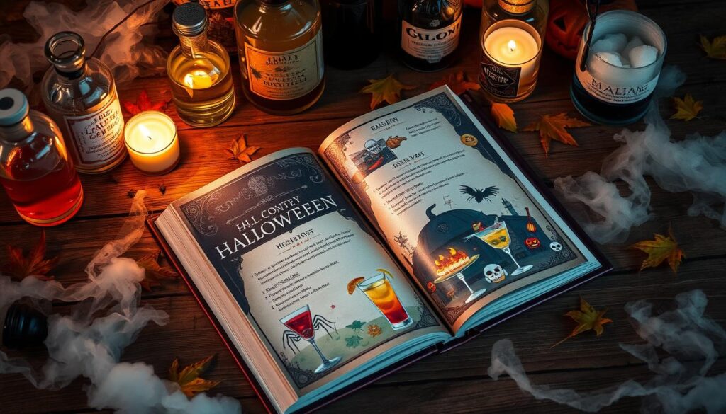 Halloween cocktail book