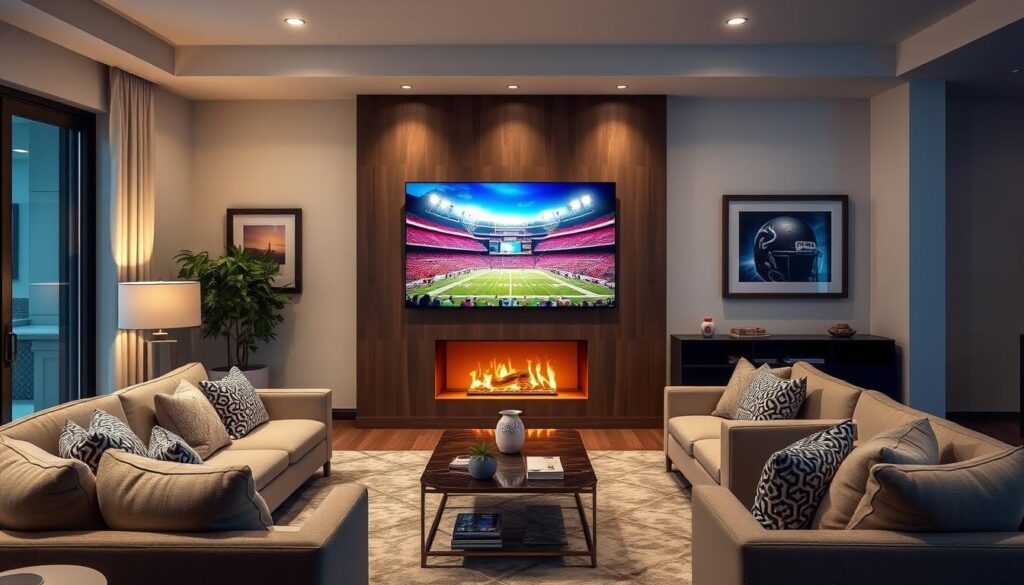 Samsung The Frame smart TV in living room
